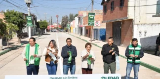 AYUNTAMIENTO DE SOLEDAD ENTREGA NUEVA PAVIMENTACIÓN EN LA COLONIA SAN FELIPE